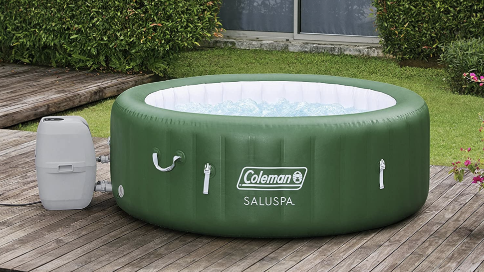 Coleman Tahiti Airjet Inflatable Hot Tub Spa With Led Lights 2 4 Person Ubicaciondepersonas